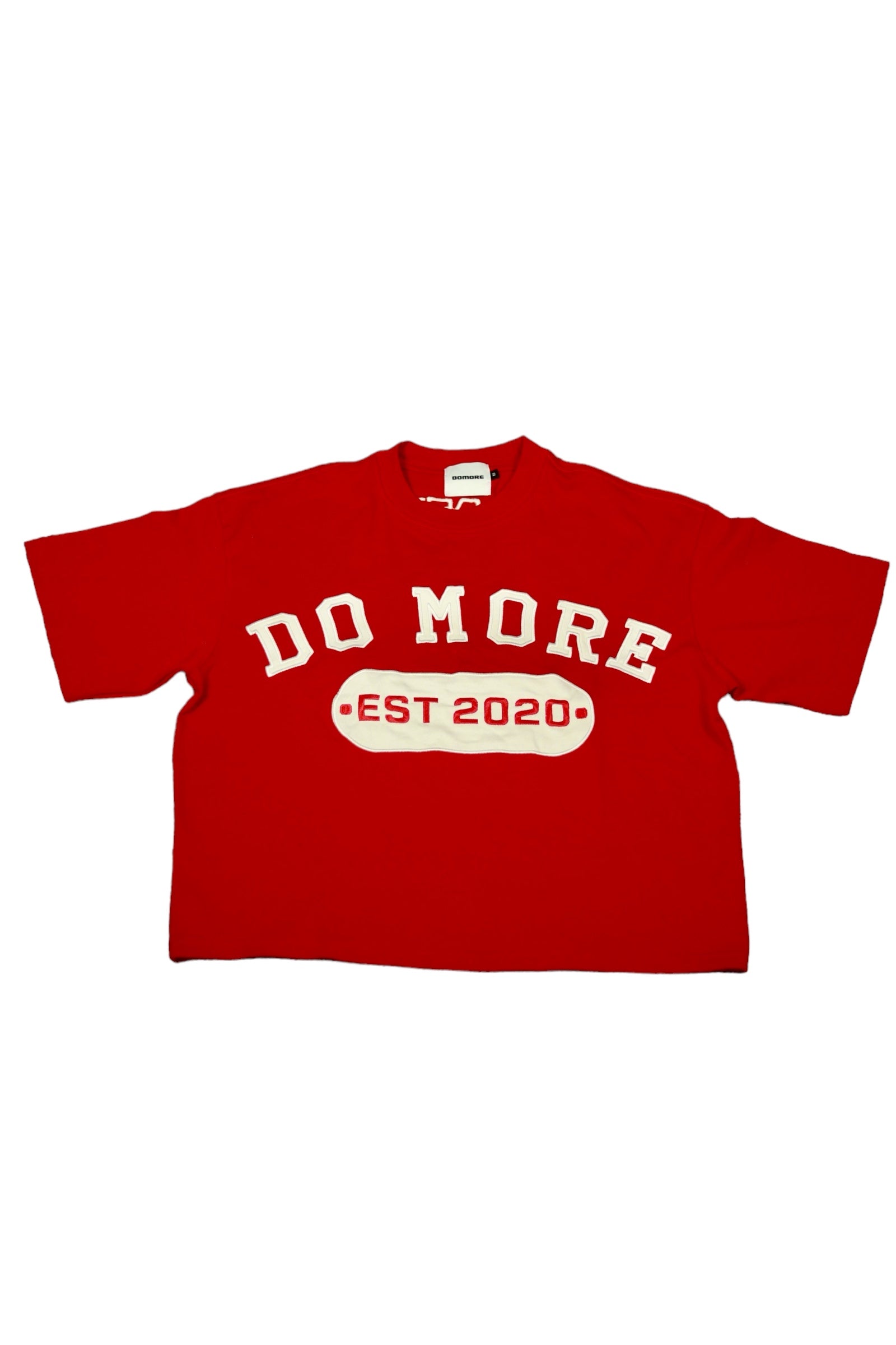 DO MORE CROP TEE - RED